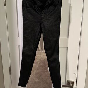 Kut From The Kloth Women’s Skinny Leather Snake Skin Skinny Pants